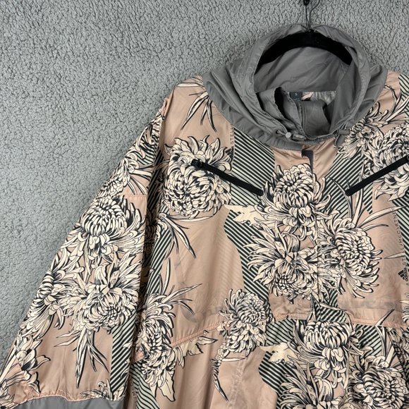 Adidas by Stella McCartney Jacket S Future Playground Half Zip Floral Printed - Picture 11 of 15